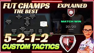 5212  5212 Best Meta Formation And Custom Tactics in FC 25 Ultimate Team  Rank 1  Fut Champs [upl. by Ramedlaw982]