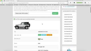 VIN number checkHow to get car info using VIN number [upl. by Notneuq]