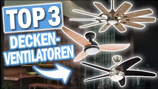 Top 3 DECKENVENTILATOREN 2024  Welchen Deckenventilator soll ich kaufen [upl. by Elka476]