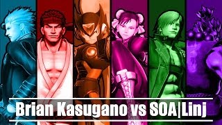 UMvC3 FT 10  Brian Kasugano vs SOALinj [upl. by Ahsilyt457]