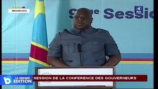 Mbandaka Ouverture de la conférence des gouverneurs [upl. by Meggs961]