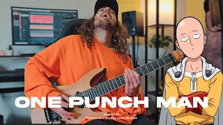 One Punch Man Opening  THE HERO  Metalcore Cover [upl. by Eihtur]