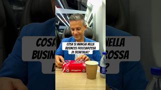 Business class Frecciarossa Trenitalia ecco cosa danno da mangiare [upl. by Airdnax]