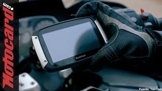 ¿GPS PARA MOTO TomTom Rider 550 ANÁLISIS de sus funciones [upl. by Fusuy]