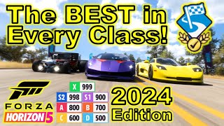 The BEST Car In Each Class For Road Racing In Forza Horizon 5  2024 Edition [upl. by Anomar144]