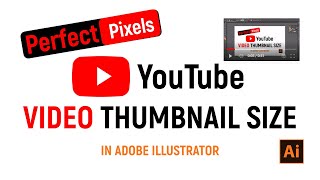 YouTube video thumbnail size illustrator [upl. by Oramug]