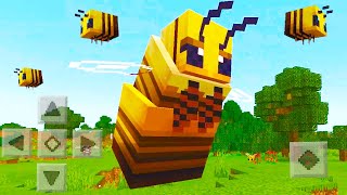 👉 POR FIN TENEMOS A LA ABEJA REINA EN MINECRAFT PEBE 🐝  Review Queen Bee AddonMod  EsSirKael [upl. by Kyre]