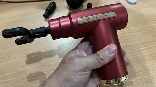 Unboxing Portable Muscle Massage Gun 36 Gear malaysia shopee massage gun [upl. by Euqinay410]