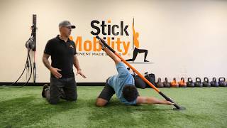 Stick Mobility  Back Exercise  1 Short Slider [upl. by Notnroht]