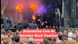 Amaranthe Live Full Concert At Sweden Rock Festival 2022 [upl. by Wilmar]