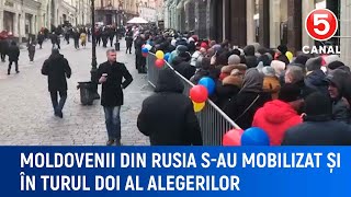 Alegeri Moldova 2024 Moldovenii din Rusia sau mobilizat și în turul doi al alegerilor [upl. by Eileek23]