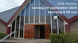 CGK Huizen  zondag 29 september 2024  930 uur [upl. by Holds]