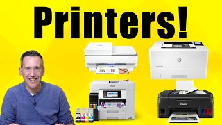 Printer Buying Guide Ink vs Laser  Tank vs Subscription and More [upl. by Pontone633]