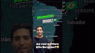 Perché in BRASILE🇧🇷 si parla BERGAMASCO😳 shorts brasil bergamo reels [upl. by Garfield]