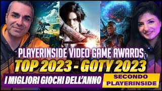 TOP 2023  I MIGLIORI VIDEOGIOCHI DELLANNO SECONDO PLAYERINSIDE [upl. by Saxon]