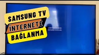 Samsung smart tv internete nasıl bağlanır [upl. by Eveneg]