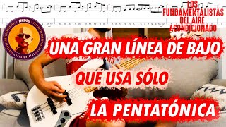 Pedía Siempre Temas en la Radio  Cover de Bajo  TAB  Indio Solari y Los Fundamentalistas [upl. by Amandi]