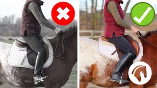 HOW TO STOP BOUNCING ON A HORSE [upl. by Concoff702]