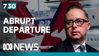 Alan Joyce retires early amid ongoing controversy for Qantas  730 [upl. by Zetram59]