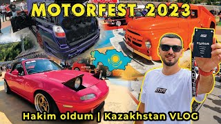 Hakim quotСудьяquot oldum  Motorfest 2023 KZ  Kazakhstan VLOG [upl. by Guinn489]