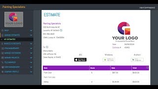 Invoices amp Estimates  Contractor Estimating App [upl. by Rani]