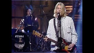 Nirvana  HeartShaped Box Live on Saturday Night Live 1993 Different Angle [upl. by Dagny]