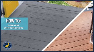 How To Clean Your Composite Decking [upl. by Nileak]