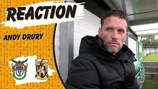 Reaction  Andy Drury  Bognor Regis Town 40 Folkestone Invicta  Isthmian Premier Division [upl. by Lahsram]