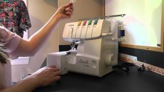 Brother 1034D Serger Part 2 [upl. by Stralka]