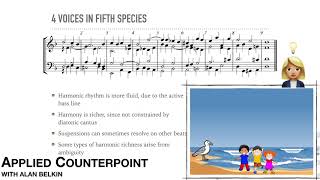 Counterpoint 11  from species counterpoint to Bach style [upl. by Riatsila]