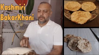 How to make Kashmiri BakarKhani at home Ghar main Kashmiri bakarkhani kese banai [upl. by Yelrebmik706]