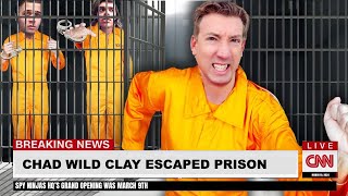 CWC Escaping Prison in Real Life❌😱Chad Wild Clay Spy Ninjas Vy Qwaint daniel gizmo Regina Daniela [upl. by Ylrebme]