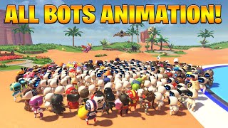 Astro Bot  All 305 Characters Special Bots Animation amp Emote Unlocked in Crash Site [upl. by Inimak]