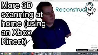 ReconstructMe  3D Scanning using an Xbox Kinect [upl. by Thebault]