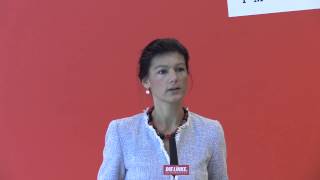 Sahra Wagenknecht Am Ende dieser Woche ist hoffentlich der erste LINKE Ministerpräsident gewählt [upl. by Alleiram974]