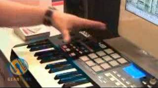 AKAI MPK49 Musikmesse 2007 Walkthrough [upl. by Annoyik223]