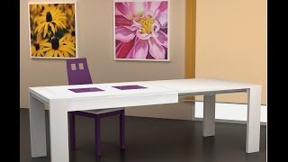 Mesas de salón comedor extensibles modernas ¡Solución a las visitas sorpresa [upl. by Maya582]