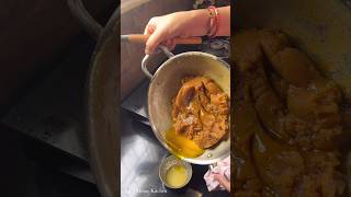 Itna sara ghee 🥲 shorts bristihomekitchen moongdalhalwa [upl. by Carothers520]