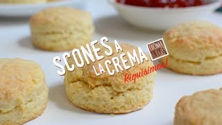 Scones a la Crema  Cream Scones [upl. by Pich387]