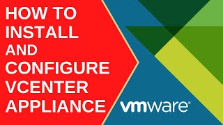 Install and configure vCenter Server Appliance VCSA step by step tutorial [upl. by Sugar]