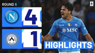 NapoliUdinese 41  Kvara back to scoring ways Goals amp Highlights  Serie A 202324 [upl. by Rihana]