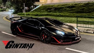 Aventador SVJ with Gintani exhaust loud revs and accelerations ￼ [upl. by Spratt]