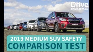 Safest SUV You Can Buy In 2019 Medium SUV Mega Comparison Test  Drivecomau [upl. by Pellet]