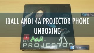 iBall Andi 4a Projector Phone Unboxing [upl. by Aiel]