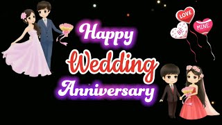 Happy wedding anniversary wishes  Marriage Anniversary [upl. by Fryd465]