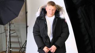 Canada Goose jacka Ontario Parka navy Large 20120917 [upl. by Ran627]