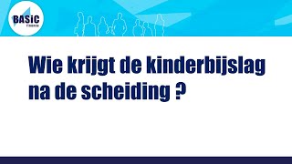 Kinderbijslag bij scheiden [upl. by Nalyd]