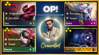 KESKİN NİŞANCILAR GERİ DÖNDÜ ⭐⭐⭐SENNA amp ASHE OP  SET 11  OVERRATED TFT [upl. by Alik]