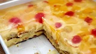 NoBake Crema de Fruta cake [upl. by Odeen585]