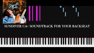 Sundiver Ca Soundtrack for your backseat tiktok viral song piano tutorial by SaltareAd [upl. by Pfeffer62]